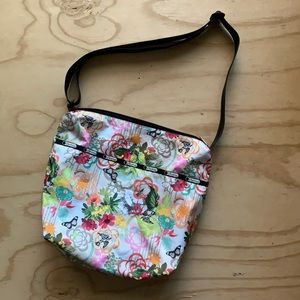 LeSportSac Full Bloom Floral Crossbody Bag Purse